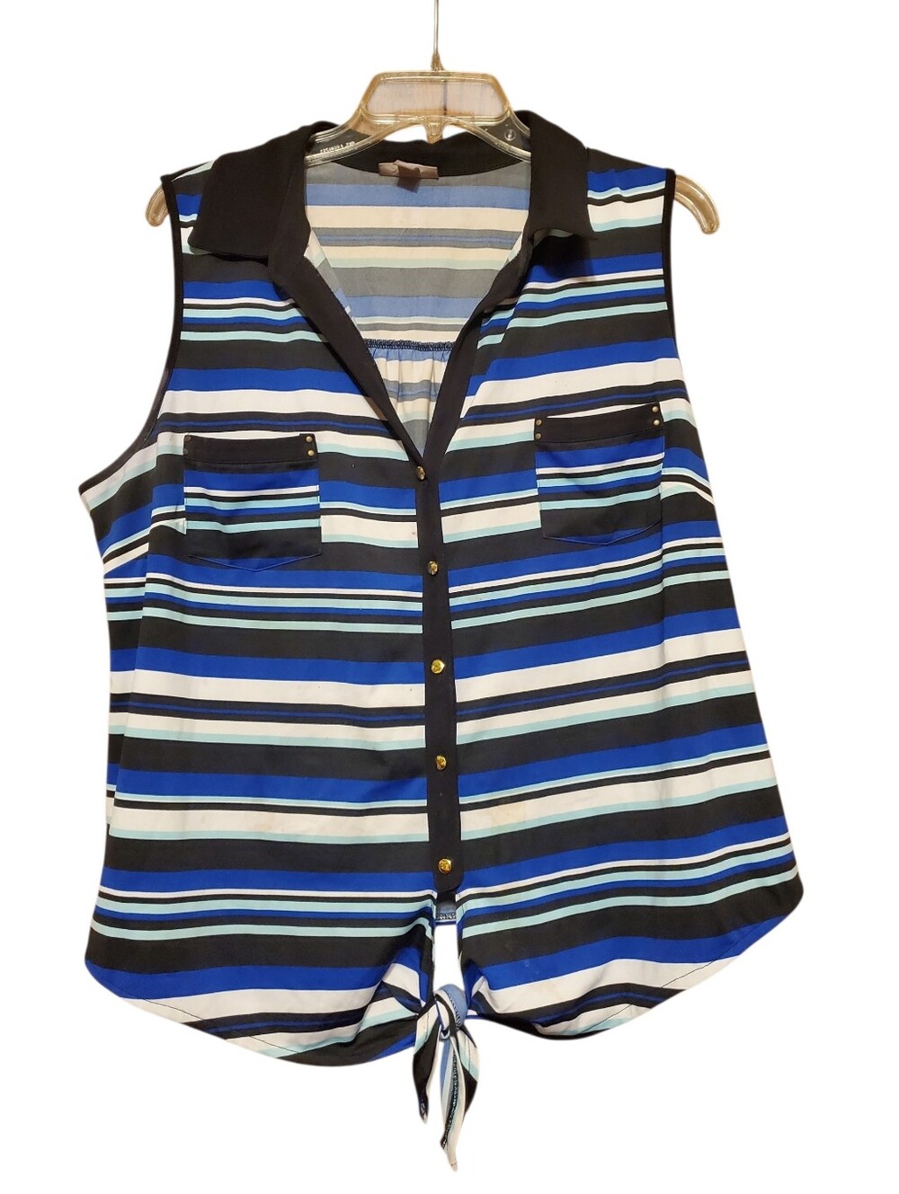 Roz & Ali sleeveless blouse